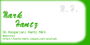 mark hantz business card